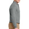 Custom Embroidered Long Sleeve Polo Shirts for Men Personalized Embroidery Add Your Name Text Cool Grey view 4