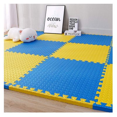 ALGFree Protective Flooring Mats Interlocking Foam Puzzle Tiles Fitness Exercise Training Pilates Home Workout Yoga Gym Kids, 7 Colors, Free Combination (Color : D, Size : 30x30x2.5cm-24pcs)