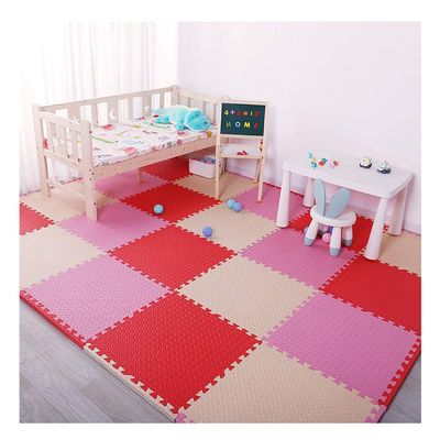 ALGFree Protective Flooring Mats Interlocking Foam Puzzle Tiles Fitness Exercise Training Pilates Home Workout Yoga Gym Kids, 7 Colors, Free Combination (Color : E, Size : 60x60x2.5cm-8pcs)