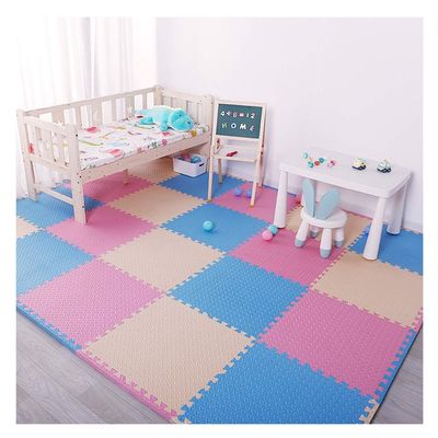 ALGFree Protective Flooring Mats Interlocking Foam Puzzle Tiles Fitness Exercise Training Pilates Home Workout Yoga Gym Kids, 7 Colors, Free Combination (Color : G, Size : 30x30x2.5cm-24pcs)