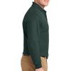 Custom Embroidered Long Sleeve Polo Shirts for Men Personalized Embroidery Add Your Name Text Dark Green view 4