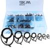 9KM DWLIFE Fishing Rod Guides Small-100Pcs Fishing Rod Repair Kit Spinning Rod Guides Stainless Steel Rod Eyelets Fishing Rod Replacement Guides view 1
