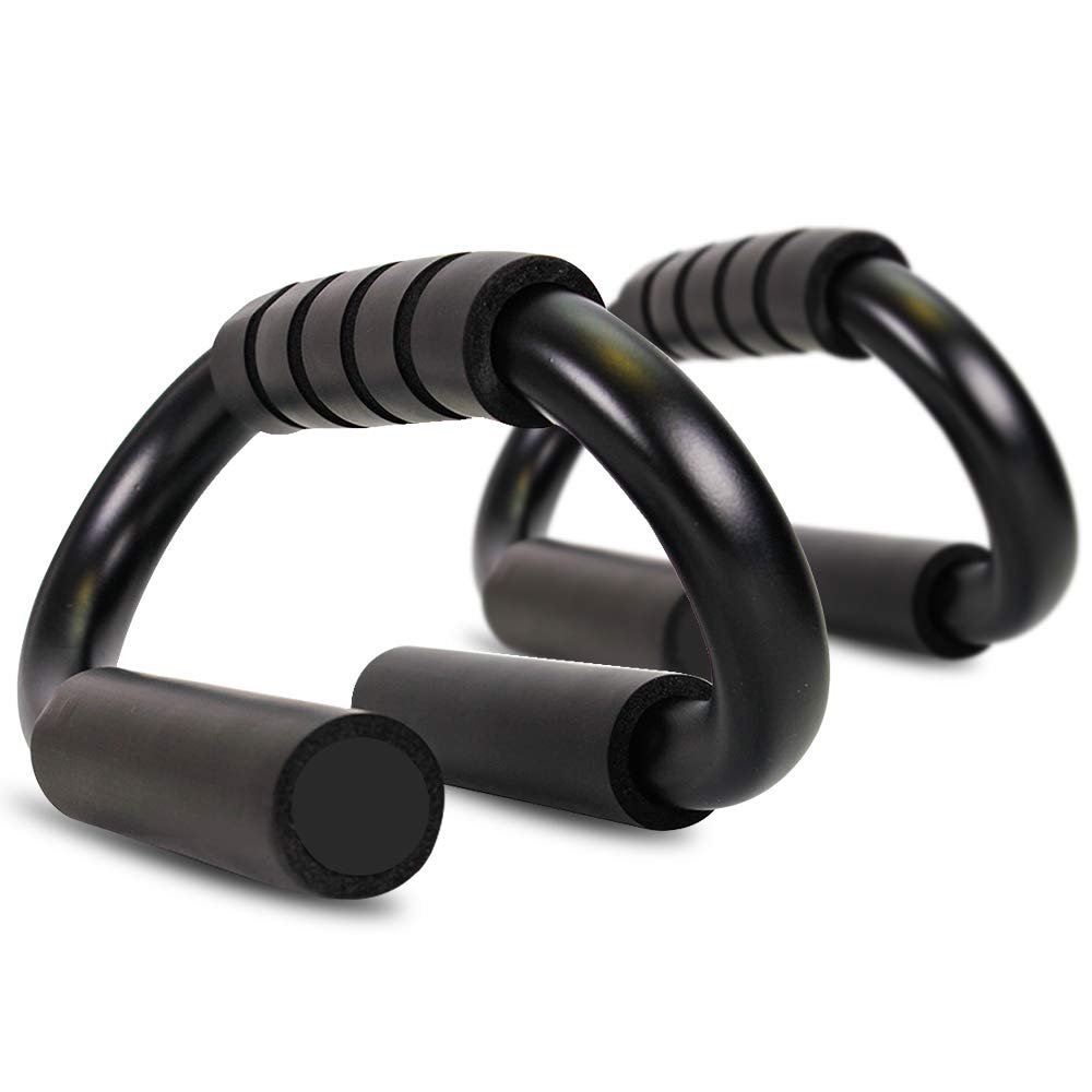 BEIKEJU Push Up Bars - Strong Steel Pushup Stands with Comfortable Foam Grip and Non-Slip Bars for Muscles Chest Women Men