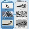 9KM DWLIFE Fishing Rod Tip Repair Kit 65pcs, Black Stainless Steel, Wear Resistant Ceramic Ring, Rod Tip Repair Kit view 3