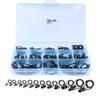 9KM DWLIFE Fishing Rod Tip Repair Kit 35pcs, Black Stainless Steel, Wear Resistant Ceramic Ring, Rod Tip Repair Kit