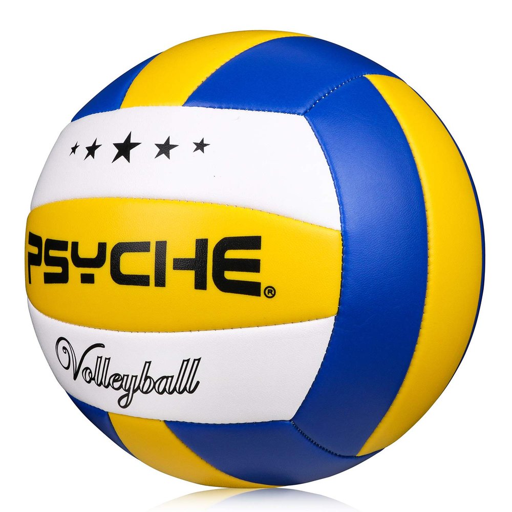 Wisdom Leaves Psyche Volleyball - Soft Indoor Outdoor Volleyball for Park Games Beach Play,Beach VOLL Ball (Official Size 5)