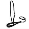 Heavy Leather Adjustable Noseband Tie Down w/Strap (Black) view 2