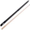 AB Earth 58" Pool Cue/Pool Stick Ergonomic Design Hardwood Canadian Maple 13mm Tip 18-21oz Billiard Cue B1SN, Black 18oz view 2