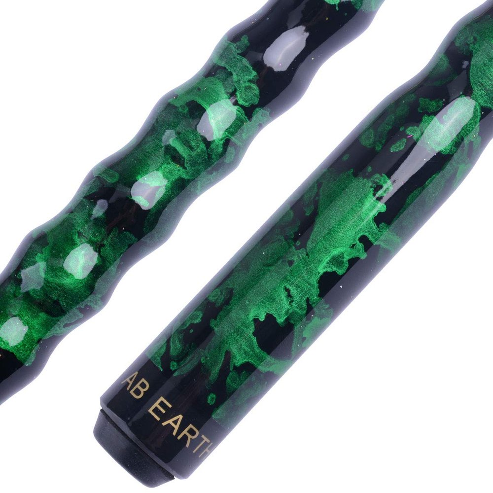 AB Earth 58" Pool Cue/Pool Stick Ergonomic Design Hardwood Canadian Maple 13mm Tip 18-21oz Billiard Cue B1SN, Green 18oz