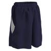 Champro Post Up Reversible Polyester Basketball Short, Girls' Small, Navy, White view 1