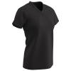 Champro Star Ladies V Neck T Shirt, Girls' Small, Black view 1