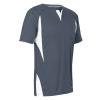 Champro Wild Card 2 Button Polyester Baseball/Softball Jersey, Youth Medium, Graphite,White view 1