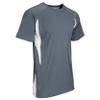 Champro Top Spin Lightweight Polyester Baseball Jersey, Adult Large, Graphite,White view 1