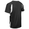CHAMPRO Mens Wild Card 2-Button Baseball/Softball Jersey, Black,white, 3X-Large US view 3