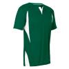 Champro Wild Card 2 Button Polyester Baseball/Softball Jersey, Youth X-Large, Forest Green,White view 1