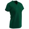 Champro Star Ladies V Neck T Shirt, Girls' Small, Forest Green view 1