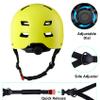 Bike Helmet 3 Sizes for Teenager Kids Youth Adults,Bavilk Skateboard Helmet Adjustable Multi-Sport Bicycle Cycling Scooter Roller Skate Inline Skating Rollerblading for Girls Boys Women Men Teen view 3