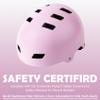 Bike Helmet 3 Sizes for Teenager Kids Youth Adults,Bavilk Skateboard Helmet Adjustable Multi-Sport Bicycle Cycling Scooter Roller Skate Inline Skating Rollerblading for Girls Boys Women Men Teen view 2