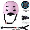 Bike Helmet 3 Sizes for Teenager Kids Youth Adults,Bavilk Skateboard Helmet Adjustable Multi-Sport Bicycle Cycling Scooter Roller Skate Inline Skating Rollerblading for Girls Boys Women Men Teen view 3