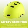 Bike Helmet 3 Sizes for Teenager Kids Youth Adults,Bavilk Skateboard Helmet Adjustable Multi-Sport Bicycle Cycling Scooter Roller Skate Inline Skating Rollerblading for Girls Boys Women Men Teen view 2