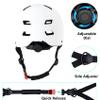 Bike Helmet 3 Sizes for Teenager Kids Youth Adults,Bavilk Skateboard Helmet Adjustable Multi-Sport Bicycle Cycling Scooter Roller Skate Inline Skating Rollerblading for Girls Boys Women Men Teen view 3