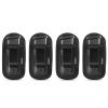 2 Pack Universal Magazine IWB Pouch Concealed Carry 9mm .40 .45 .380 .357, Mag Holster for S&W M&P Sig Sauer Ruger Glock, Handgun Ammo Gun Ammunition Holsters (Double Stitching-4 mag Pouch) view 1