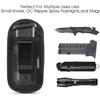 2 Pack Universal Magazine IWB Pouch Concealed Carry 9mm .40 .45 .380 .357, Mag Holster for S&W M&P Sig Sauer Ruger Glock, Handgun Ammo Gun Ammunition Holsters (Double Stitching-4 mag Pouch) view 2