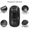 2 Pack Universal Magazine IWB Pouch Concealed Carry 9mm .40 .45 .380 .357, Mag Holster for S&W M&P Sig Sauer Ruger Glock, Handgun Ammo Gun Ammunition Holsters (Double Stitching-4 mag Pouch) view 3