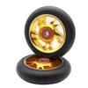 2pcs Replacement 100mm Pro Scooter Wheels with Abec 9 Bearings for MGP/Razor/Lucky/Envy Pro Scooters (Gold) view 1