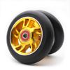 2pcs Replacement 100mm Pro Scooter Wheels with Abec 9 Bearings for MGP/Razor/Lucky/Envy Pro Scooters (Gold) view 2