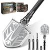 Sahara Sailor Unbreakable Tactical Shovel-180 Degree Folding Shovel-Camping Shovels - 23 in 1 Survival Gear and Equipment Multifunctional Camping Gear Survival Tools for Caping Hiking view 1