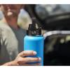 WishDirect Wide Mouth Lid with Flexible Handle Compatible with Hydro Flask 12/16/18/20/32/40/64 Oz, Fits Simple Modern, Takeya, Iron Flask, BUZIO and Most Wide Mouth Water Bottles (Black, 1 Pack) view 4