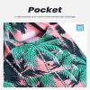 maamgic Mens Swim Trunks Quick Dry Swim Shorts with Mesh Lining Funny Swimwear Bathing Suits 7inch Pink Tree X-Small view 4