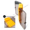 BESPORTBLE 2pcs Baits Storage Boxes Transparent Plastic Double Sided Fishing Lure Storage Box Separated Cells Cases Organizer Fishing Accessary for Outdoor view 3