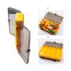 BESPORTBLE 2pcs Baits Storage Boxes Transparent Plastic Double Sided Fishing Lure Storage Box Separated Cells Cases Organizer Fishing Accessary for Outdoor view 4