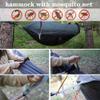 TianYaOutDoor Camping Hammock with Mosquito Net and Rainfly Lightweight Portable Sleeping Hammock Tent Backpacker Travel Outdoor Gear (Camouflage) view 3