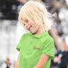 Custom Embroidered Jersey Polo Shirts for Youth Personalized Add Your Own Text Lime view 2