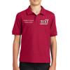 Custom Embroidered Polo Shirts for Youth Personalized Add Your Text Name Design view 1