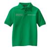 Custom Embroidered Polo Shirts for Youth Personalized Add Your Text Name Design Kelly Green view 3