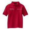 Custom Embroidered Polo Shirts for Youth Personalized Add Your Text Name Design view 3