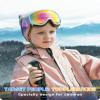 findway Kids Ski Goggles, Kids Snowboard Goggles for Boys Girls Toddler age 3-12 view 4