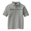 Custom Embroidered Polo Shirts for Youth Personalized Add Your Text Name Design Cool Grey view 3