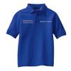 Custom Embroidered Polo Shirts for Youth Personalized Add Your Text Name Design Royal view 3