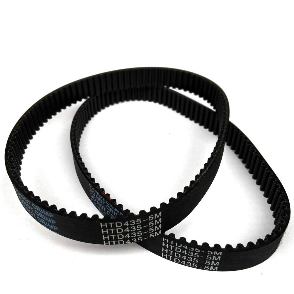 395 Teeth HTD-5M Belt for Electric Skateboard 15mm Width HTD435-5M Belt Replacement for Mountain Skateboard Conversion Kit (2 Belts 435)