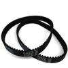 395 Teeth HTD-5M Belt for Electric Skateboard 15mm Width HTD435-5M Belt Replacement for Mountain Skateboard Conversion Kit (2 Belts 435) view 1
