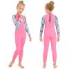 NATYFLY Kids Wetsuit, 2.5mm Neoprene Thermal Swimsuit, Full Wetsuit for Girls Boys and Toddler, Long Sleeve Kids Wet Suits for Swimming view 1