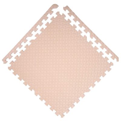 ALGFree Carpet Interlocking Foam Mats Perfect for Protector Kids Floor Protection Garage Exercise Yoga Playroom Foam Puzzle MatMulti Purpose (Color : Beige, Size : 60x60x1.2cm-12pcs)