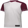 Augusta Sportswear Boys Closer Jersey S White/Maroon view 4