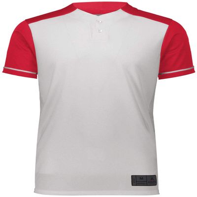 Augusta Sportswear Boys Closer Jersey M White/Scarlet