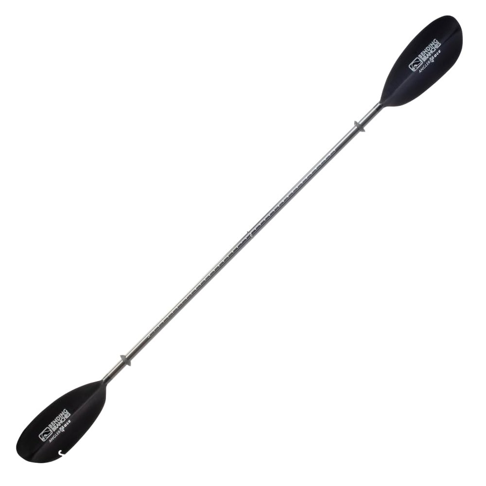 BENDING BRANCHES Angler Ace 2-Piece Snap-Button Fishing Kayak Paddle, Black, 270cm